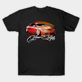 Low Life Standards Low Life Car Club Lowrider Muscle Car Hot Rod Art, T-Shirt